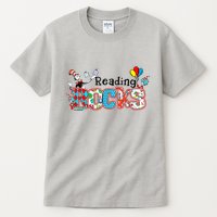 Reading Rocks Cat In Hat Tall T-Shirt