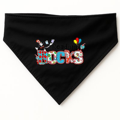Reading Rocks Cat In Hat USA-Made Doggie Bandana
