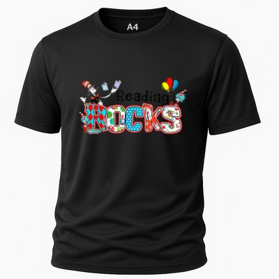 Reading Rocks Cat In Hat Performance Shirt