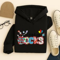 Reading Rocks Cat In Hat Hoodie
