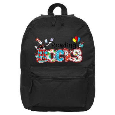 Reading Rocks Cat In Hat 16 in Basic Backpack