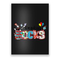 Reading Rocks Cat In Hat Poster