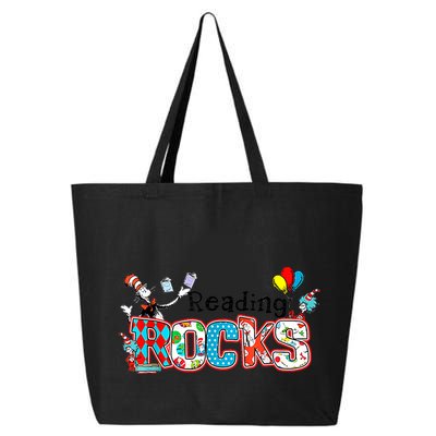 Reading Rocks Cat In Hat 25L Jumbo Tote