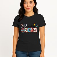 Reading Rocks Cat In Hat Womens T-Shirt