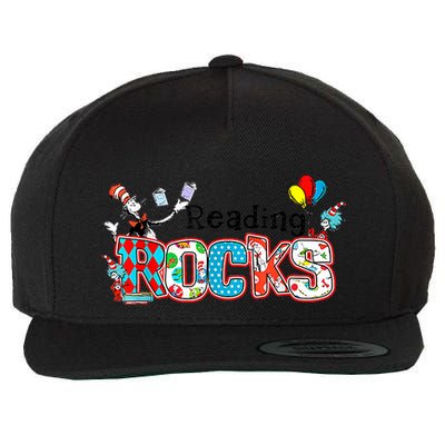 Reading Rocks Cat In Hat Wool Snapback Cap