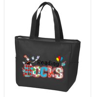 Reading Rocks Cat In Hat Zip Tote Bag