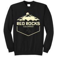 Red Rocks Colorado Beautiful Rocky Mountains Tall Sweatshirt