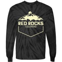 Red Rocks Colorado Beautiful Rocky Mountains Tie-Dye Long Sleeve Shirt