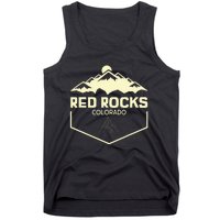 Red Rocks Colorado Beautiful Rocky Mountains Tank Top