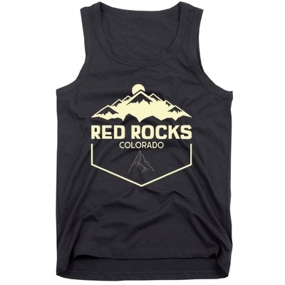 Red Rocks Colorado Beautiful Rocky Mountains Tank Top