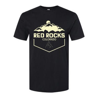 Red Rocks Colorado Beautiful Rocky Mountains Softstyle CVC T-Shirt