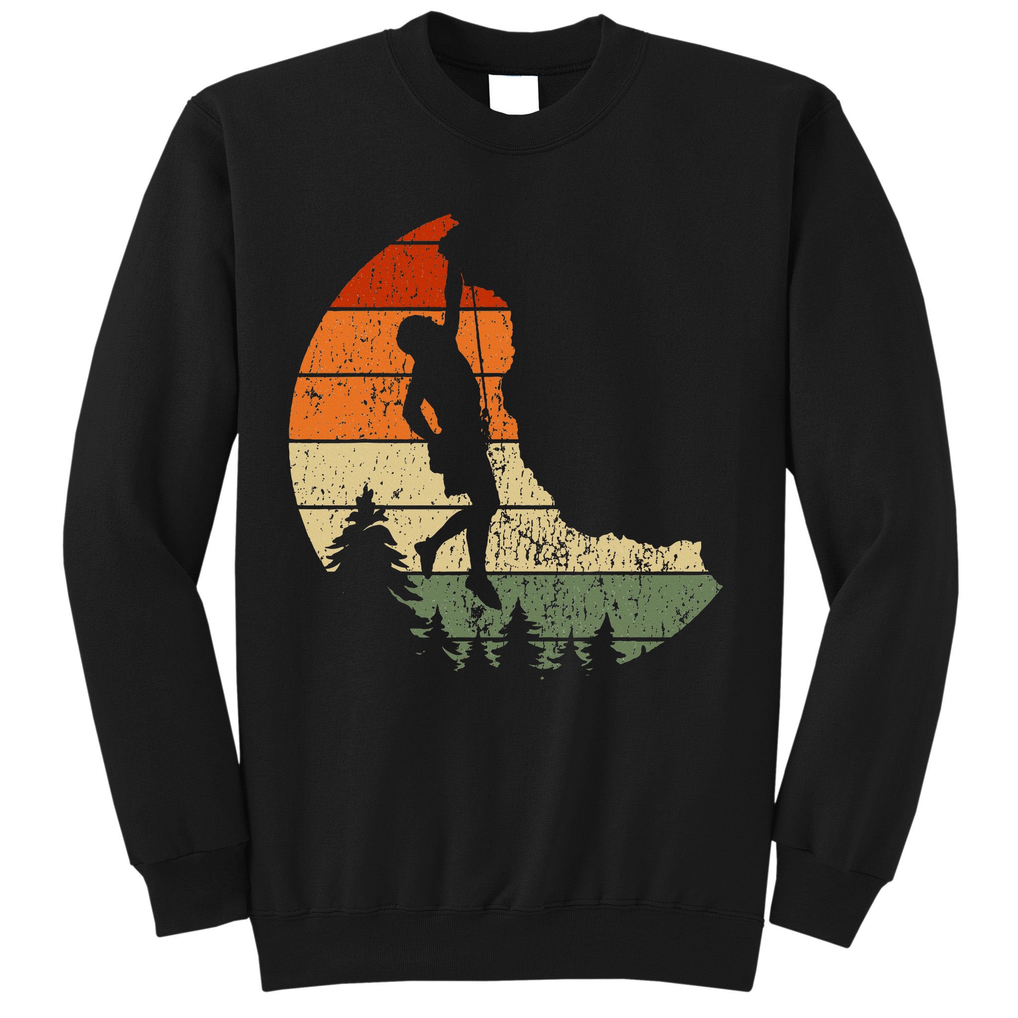 Retro Rock Climbing Vintage Climber Sweatshirt