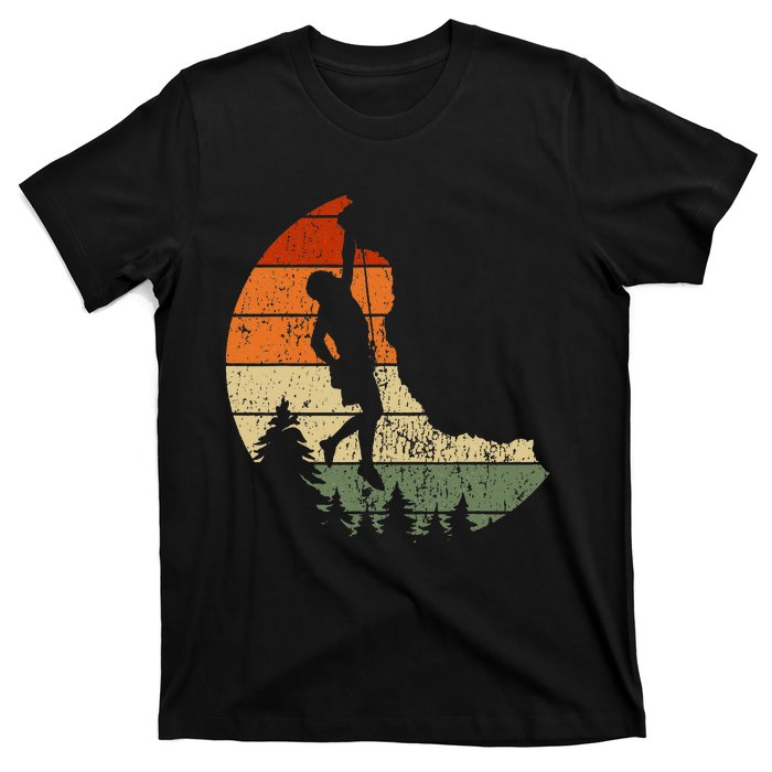 Retro Rock Climbing Vintage Climber T-Shirt