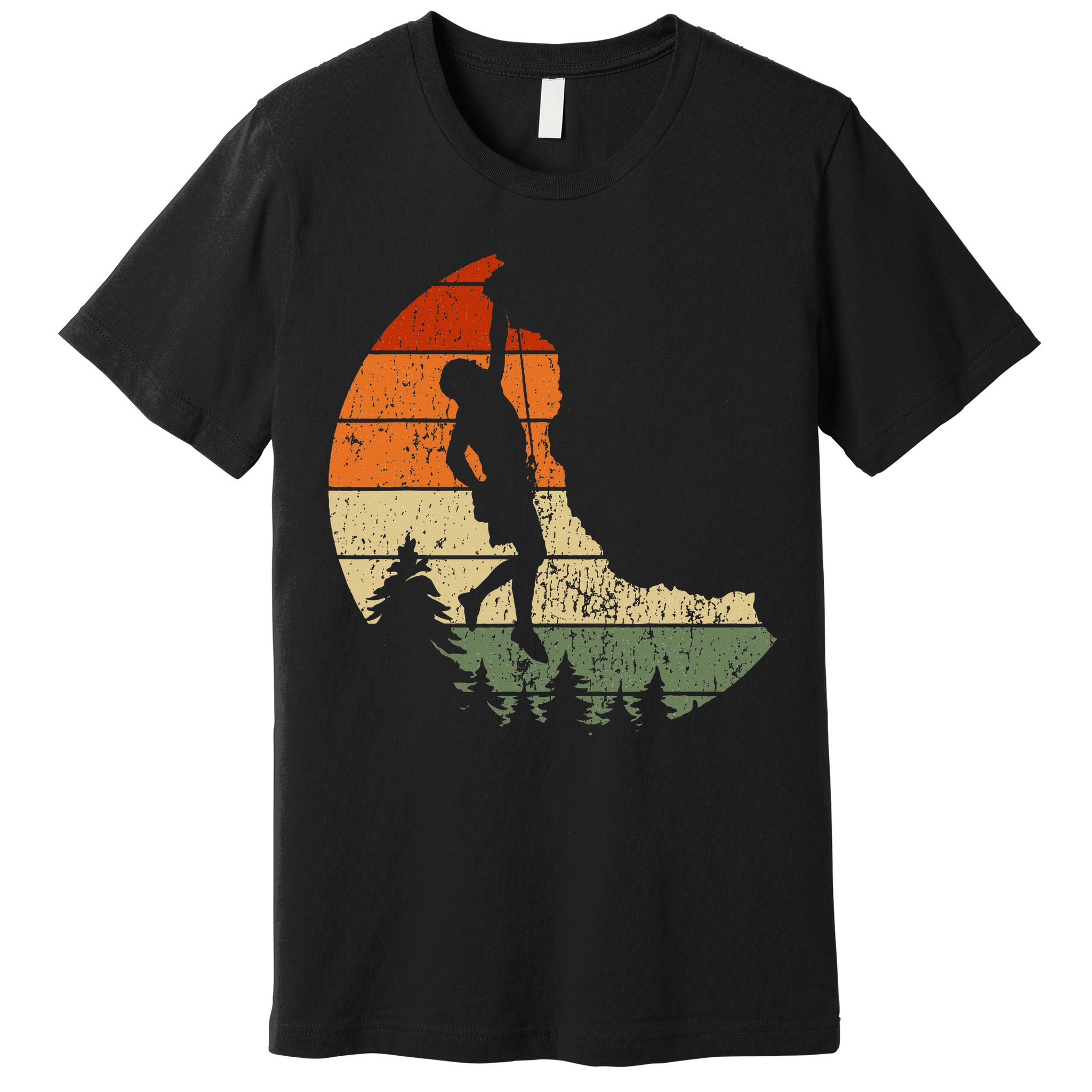 Retro Rock Climbing Vintage Climber Premium T-Shirt