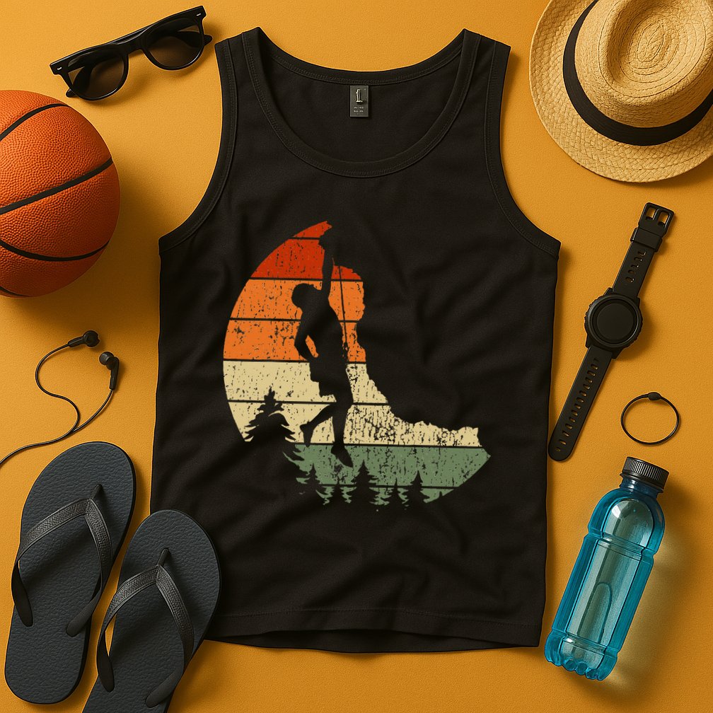 Retro Rock Climbing Vintage Climber Tank Top