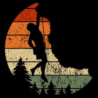 Retro Rock Climbing Vintage Climber Tank Top