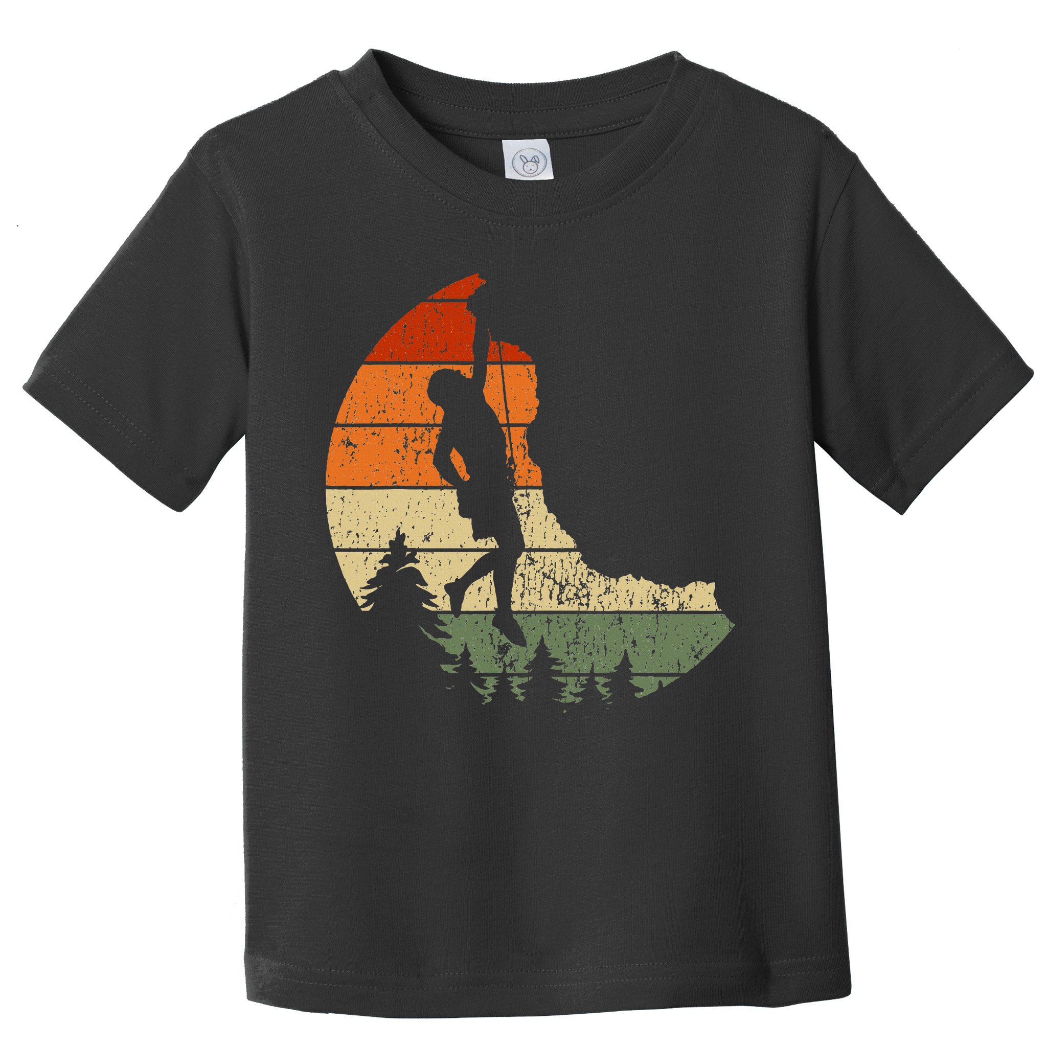 Retro Rock Climbing Vintage Climber Toddler T-Shirt