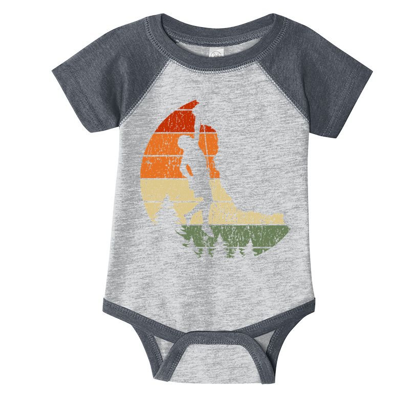 Retro Rock Climbing Vintage Climber Infant Baby Jersey Bodysuit