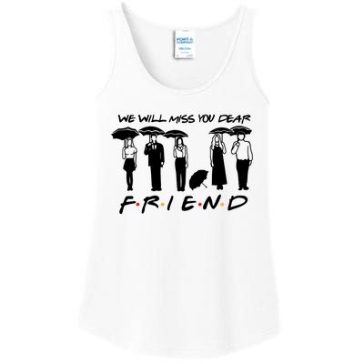 Retro Rip Chandler Bing We Will Miss You Dear Friends Movie Ladies Essential Tank