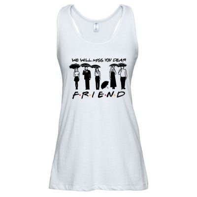 Retro Rip Chandler Bing We Will Miss You Dear Friends Movie Ladies Essential Flowy Tank