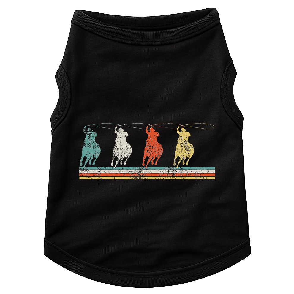 Roping Rodeo Cowboy Doggie Tank