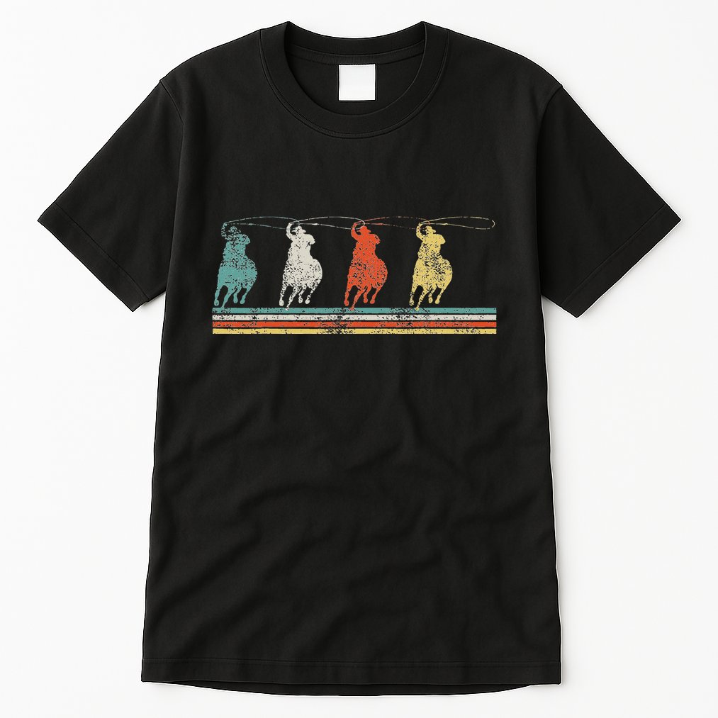Roping Rodeo Cowboy Tall T-Shirt