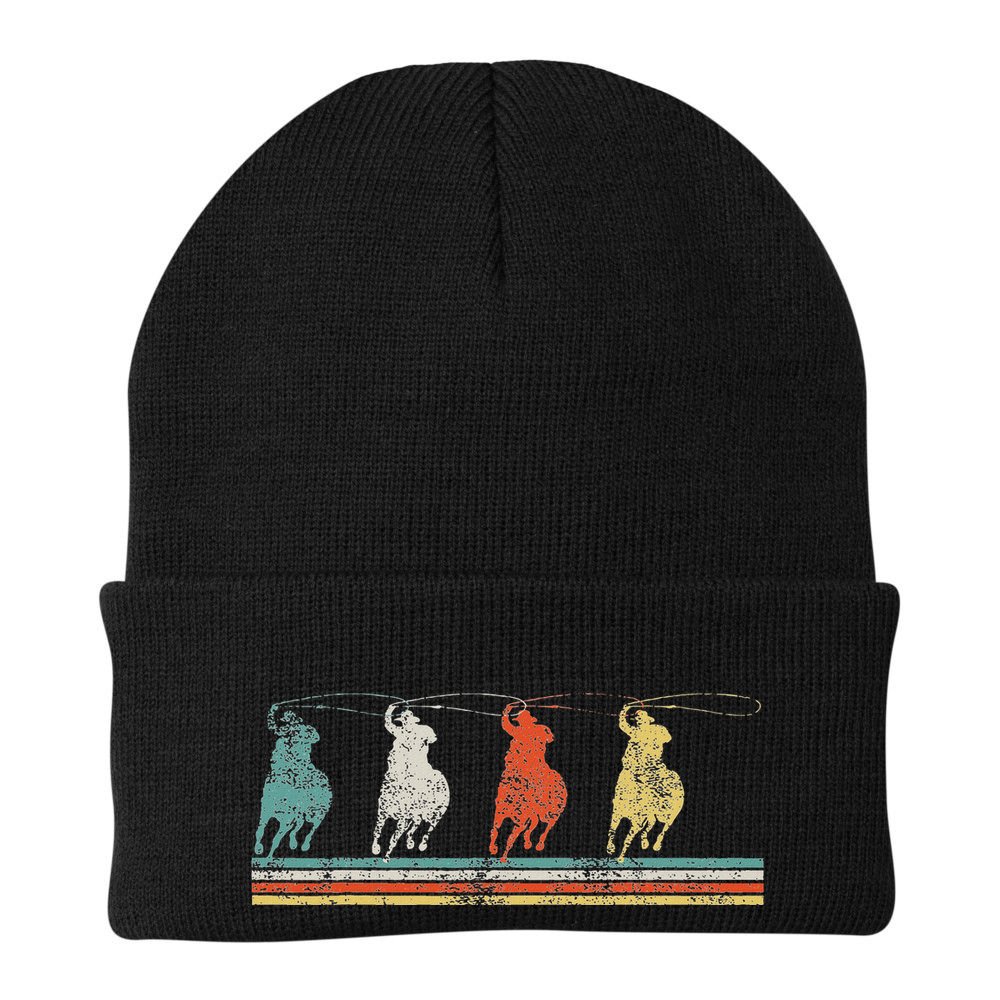 Roping Rodeo Cowboy Beanie