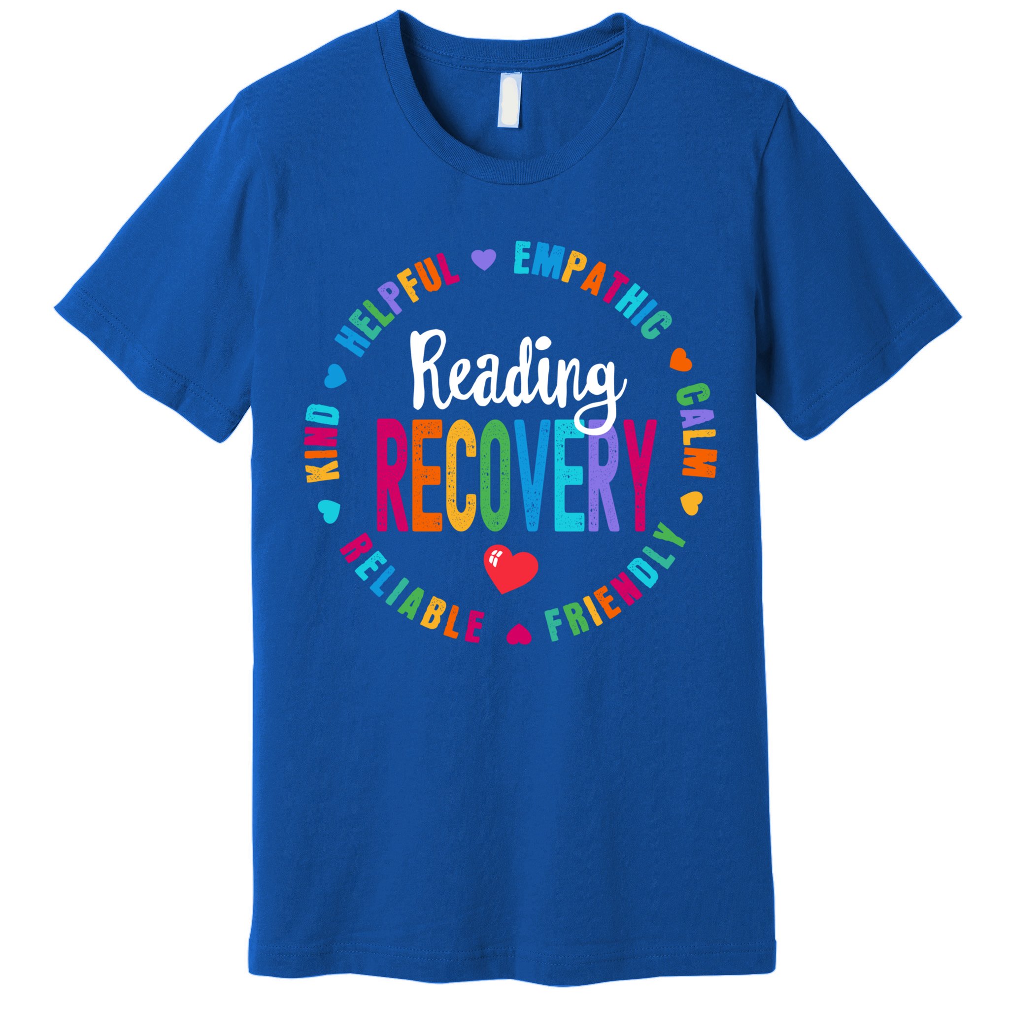 Reading Recovery Coach Teacher Specialist Literacy Gift Premium T-Shirt