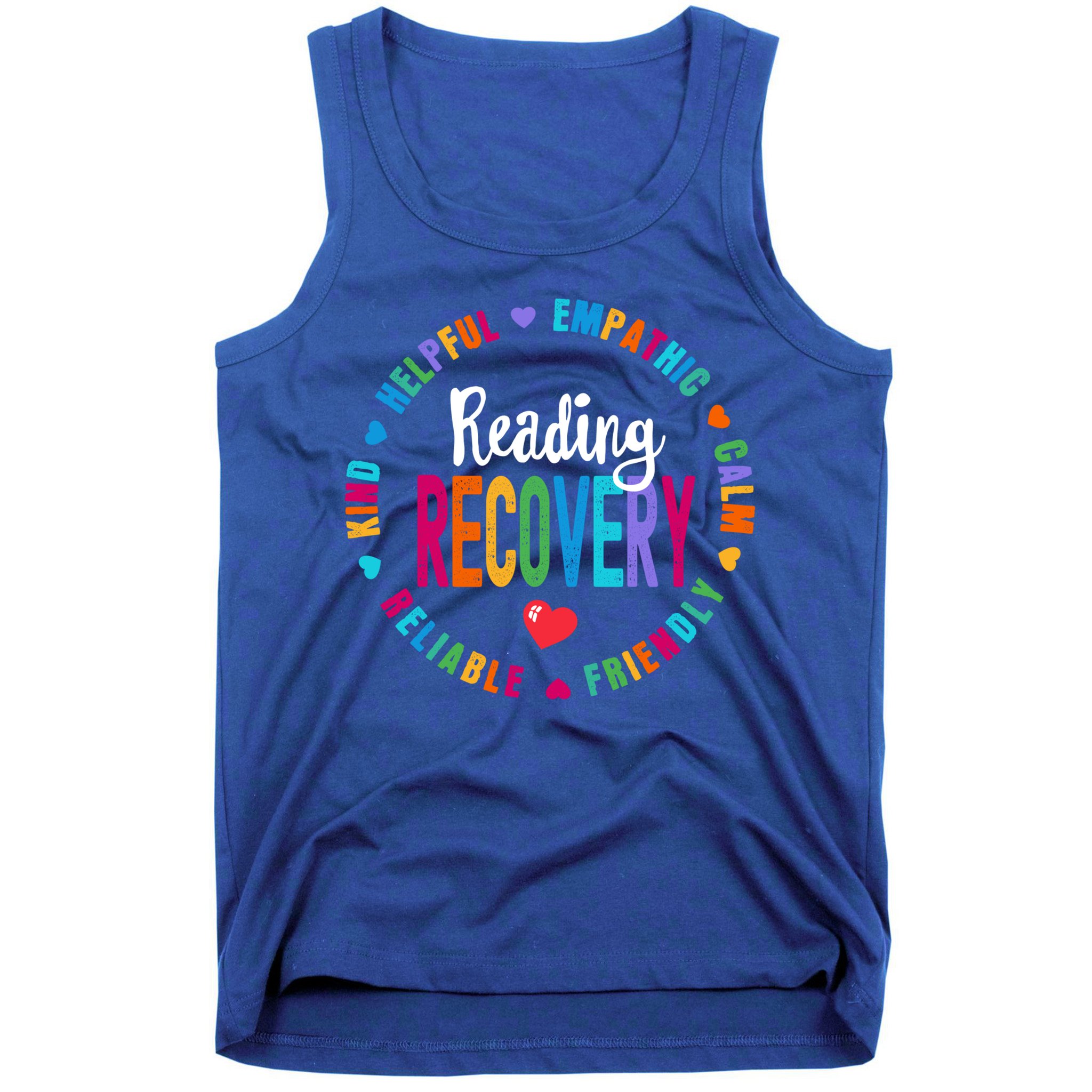 Reading Recovery Coach Teacher Specialist Literacy Gift Tank Top