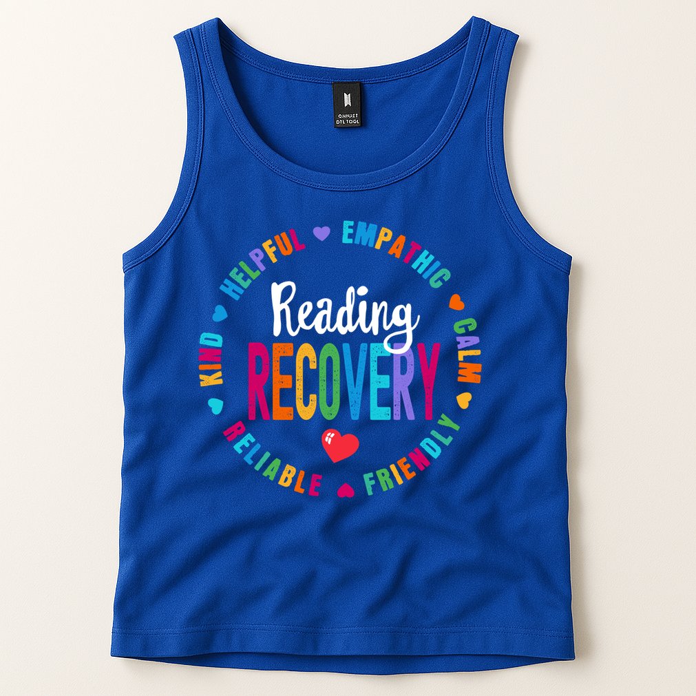 Reading Recovery Coach Teacher Specialist Literacy Gift Tank Top