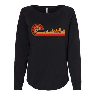 Retro Rochester Cityscape Gift Rochester Ny Skyline Gift Womens California Wash Sweatshirt