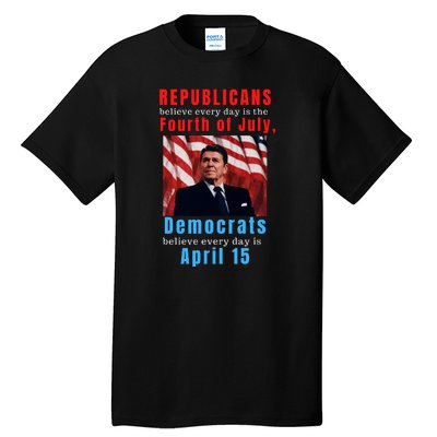 Ronald Reagan Conservative Tall T-Shirt