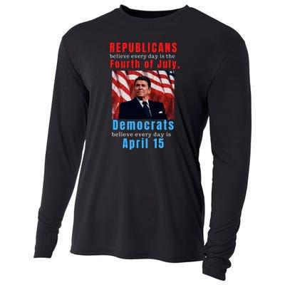 Ronald Reagan Conservative Cooling Performance Long Sleeve Crew