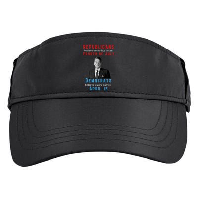 Ronald Reagan Conservative Adult Drive Performance Visor