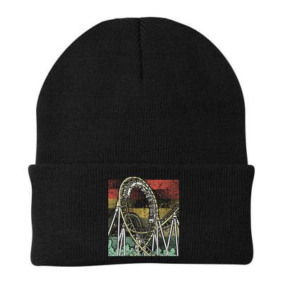 Retro Roller Coaster Knit Cap Winter Beanie