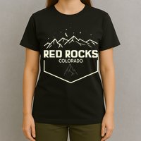 Red Rocks Colorado Epic Moonlight T-Shirt