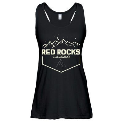 Red Rocks Colorado Epic Moonlight Ladies Essential Flowy Tank
