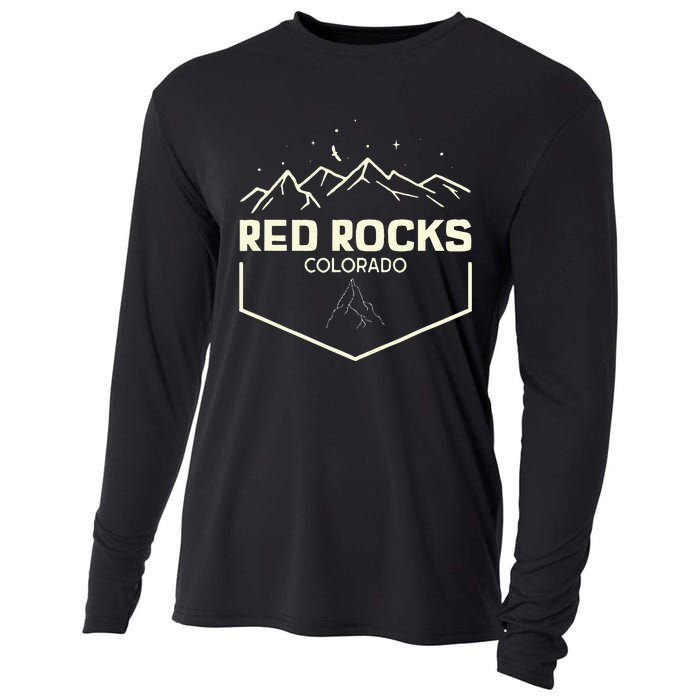 Red Rocks Colorado Epic Moonlight Cooling Performance Long Sleeve Crew