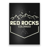 Red Rocks Colorado Epic Moonlight Poster