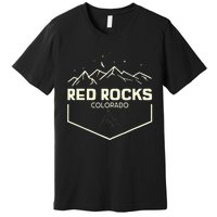 Red Rocks Colorado Epic Moonlight Premium T-Shirt