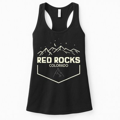 Red Rocks Colorado Epic Moonlight Womens Tank Top