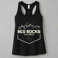 Red Rocks Colorado Epic Moonlight Womens Tank Top