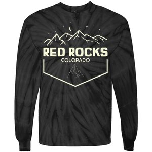 Red Rocks Colorado Epic Moonlight Tie-Dye Long Sleeve Shirt