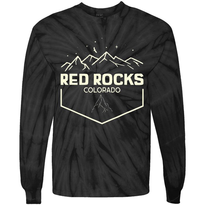 Red Rocks Colorado Epic Moonlight Tie-Dye Long Sleeve Shirt