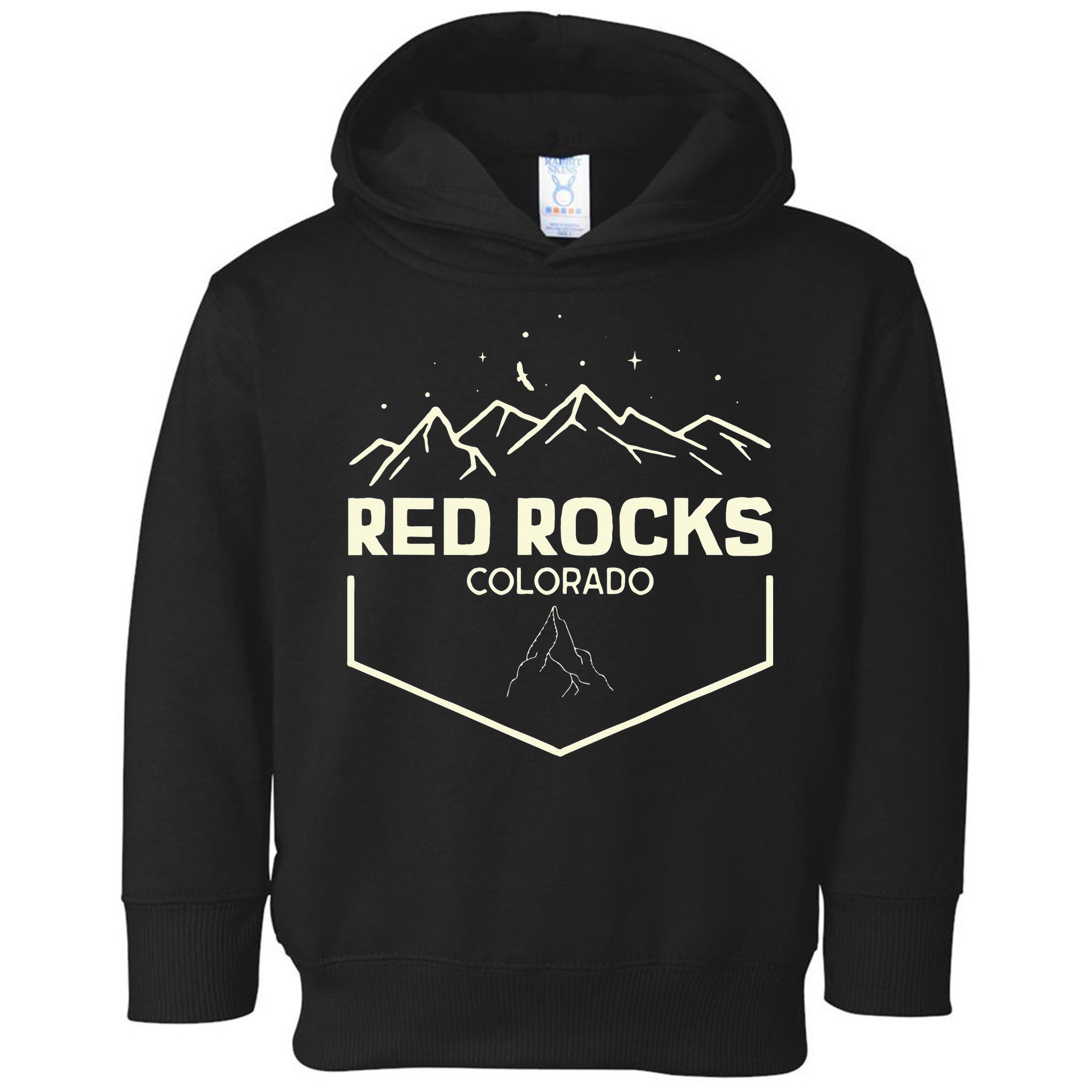 Red Rocks Colorado Epic Moonlight Toddler Hoodie