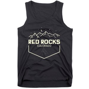 Red Rocks Colorado Epic Moonlight Tank Top