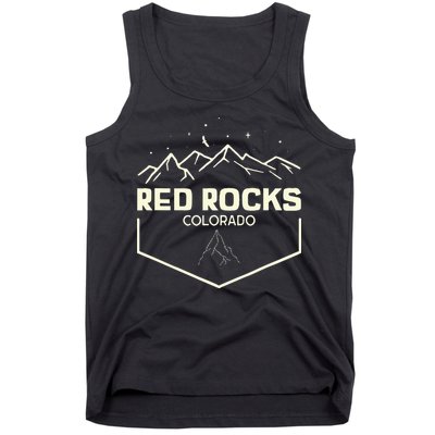 Red Rocks Colorado Epic Moonlight Tank Top