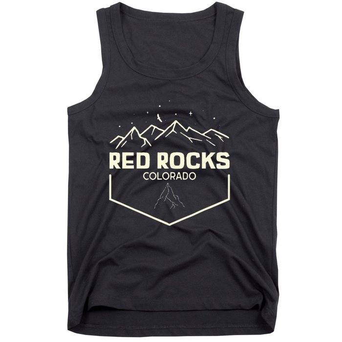 Red Rocks Colorado Epic Moonlight Tank Top