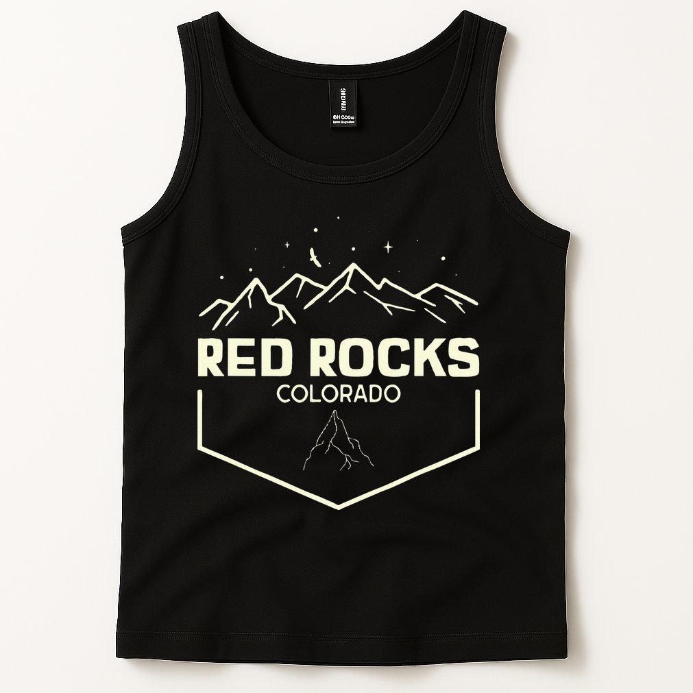 Red Rocks Colorado Epic Moonlight Tank Top
