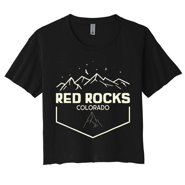 Red Rocks Colorado Epic Moonlight Crop Top